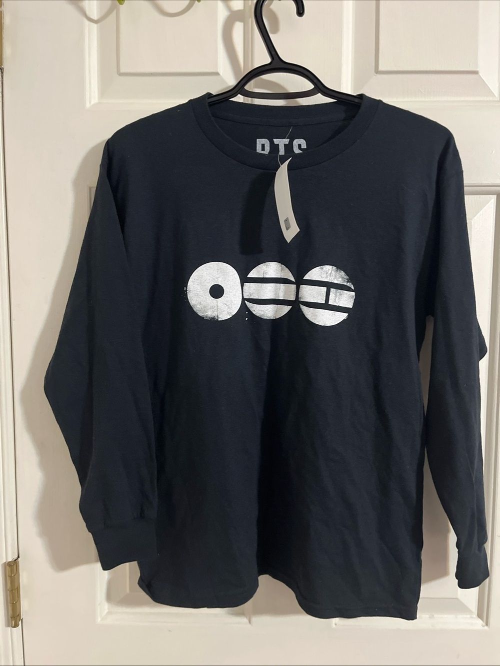 BTS black Long Sleeve Graphic Tee - XS NWT